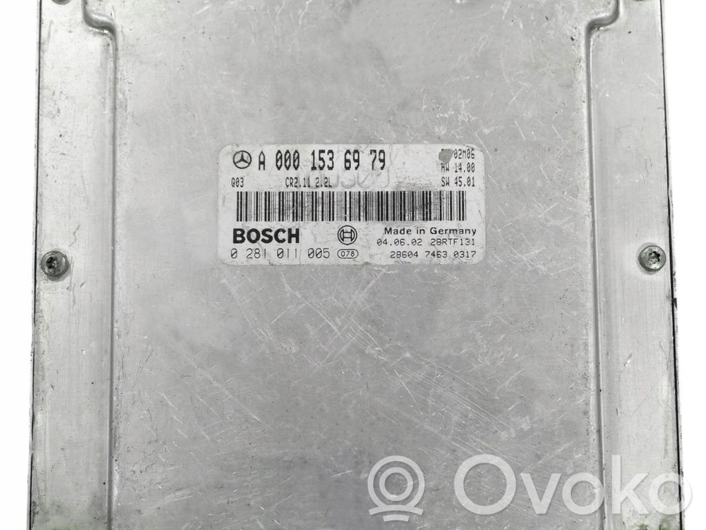 Mercedes-Benz C W203 Sterownik / Moduł ECU 