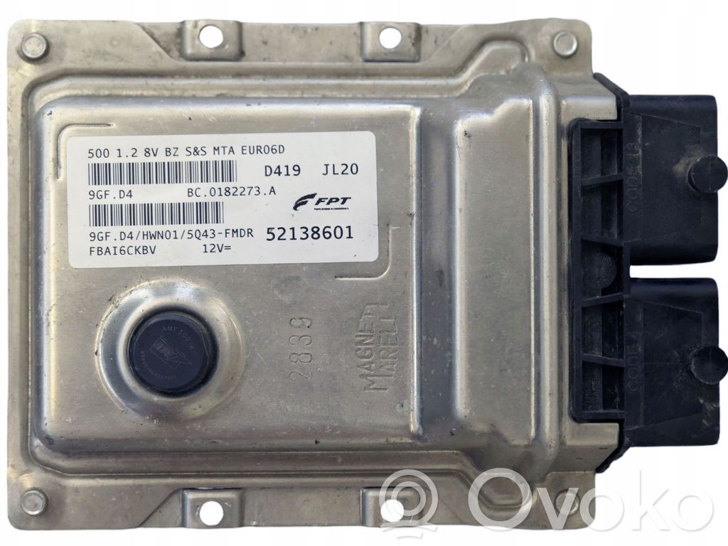 Fiat 500 Engine control unit/module 