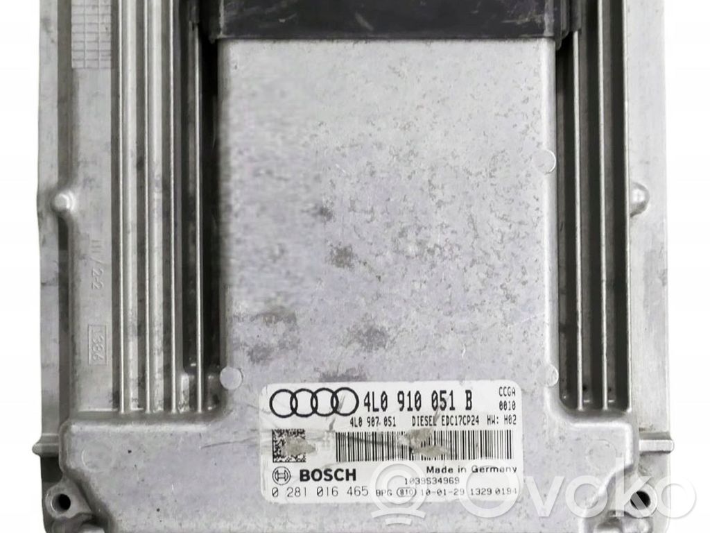 Audi Q7 4L Unidad de control/módulo del motor 