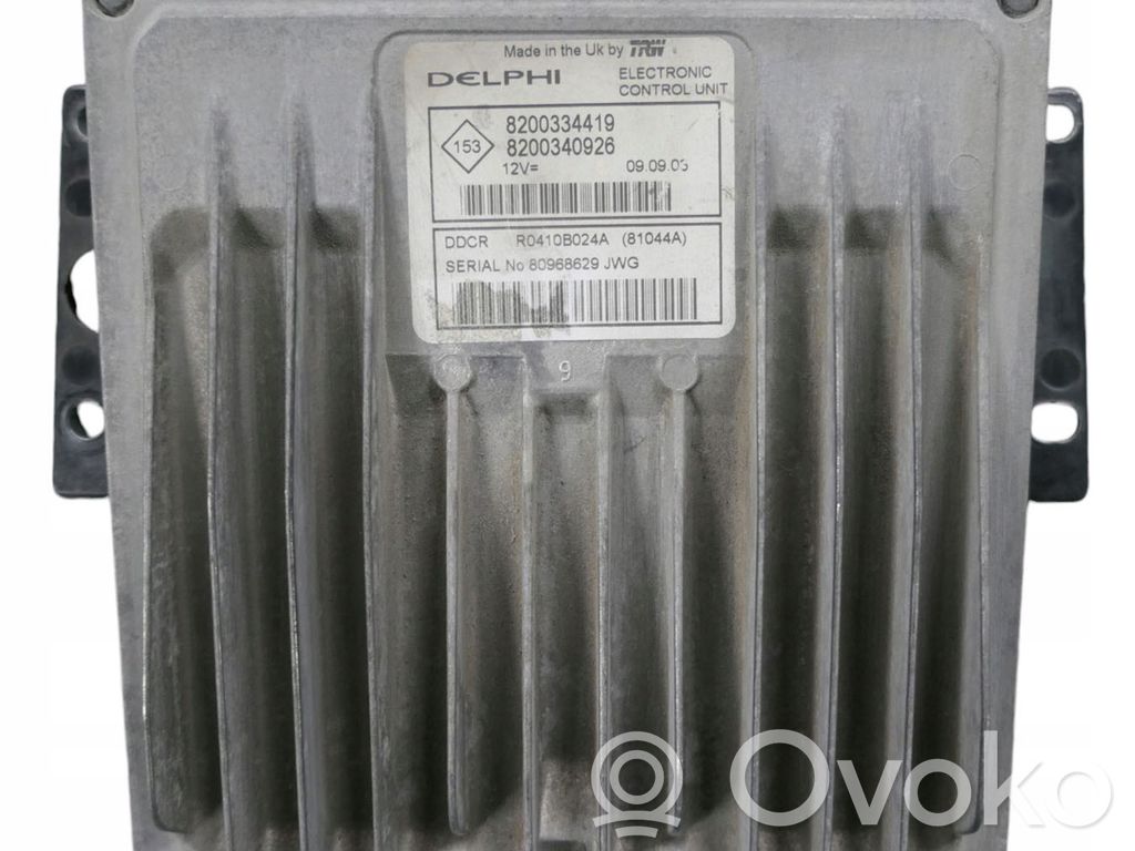 Engine control unit/module   8200334419,8200340926