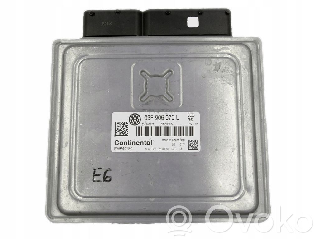 Engine control unit/module   03F906070L,5WP44790