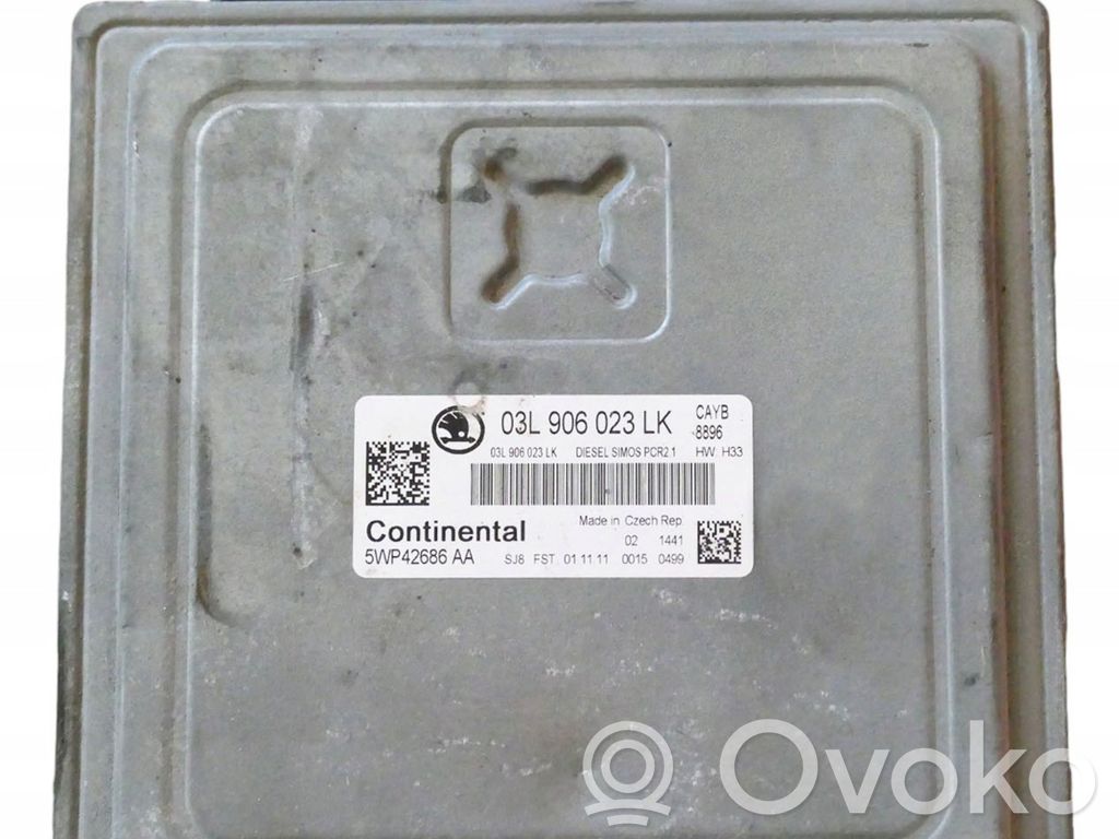 Engine control unit/module   03L906023LK,5WP42686AA