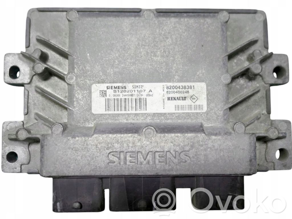 Engine control unit/module   8200438381,S120201107A