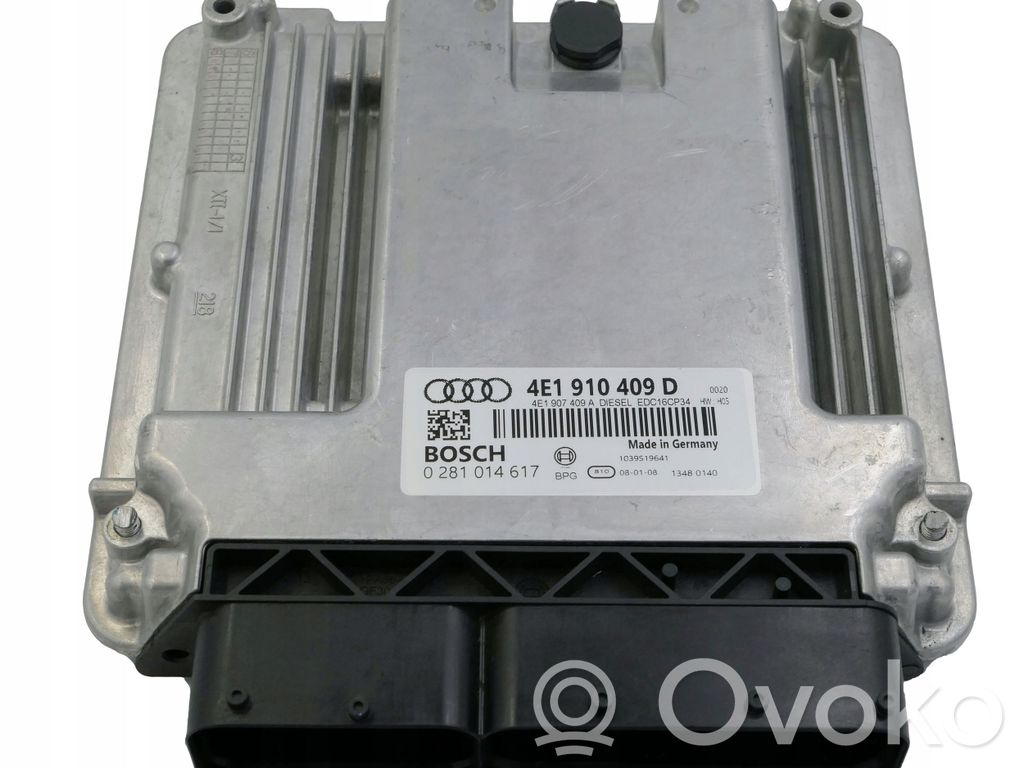 Audi A6 S6 C6 4F Unidad de control/módulo del motor 