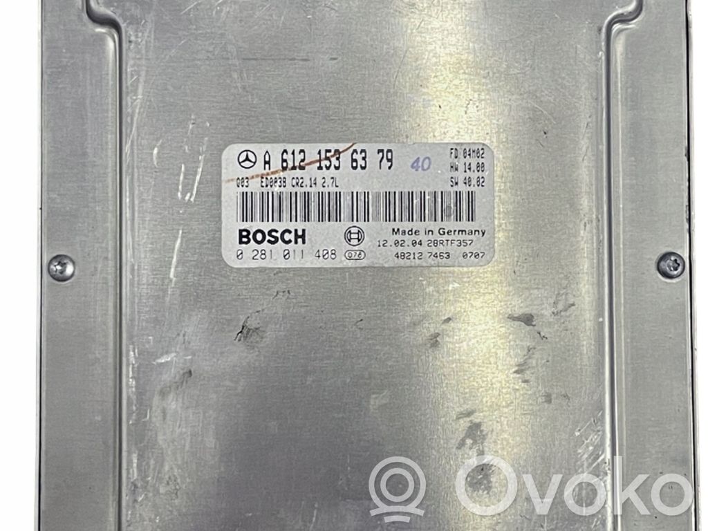 Mercedes-Benz ML W163 Engine control unit/module 