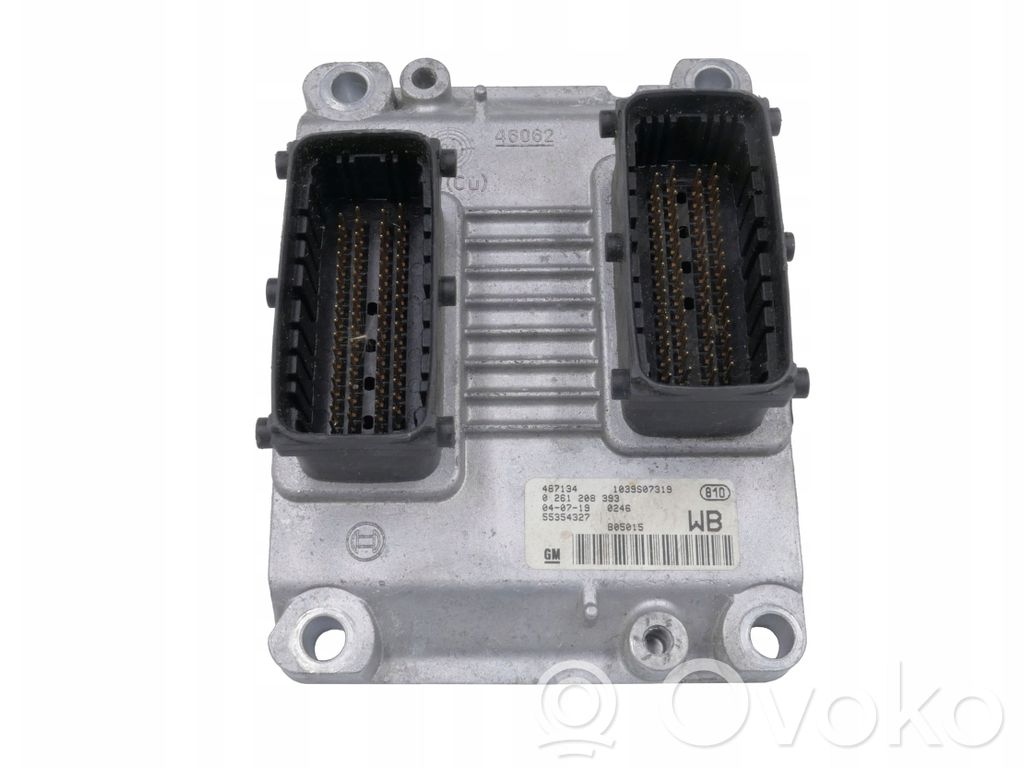 Unidad de control/módulo del motor   55354327,0261208393