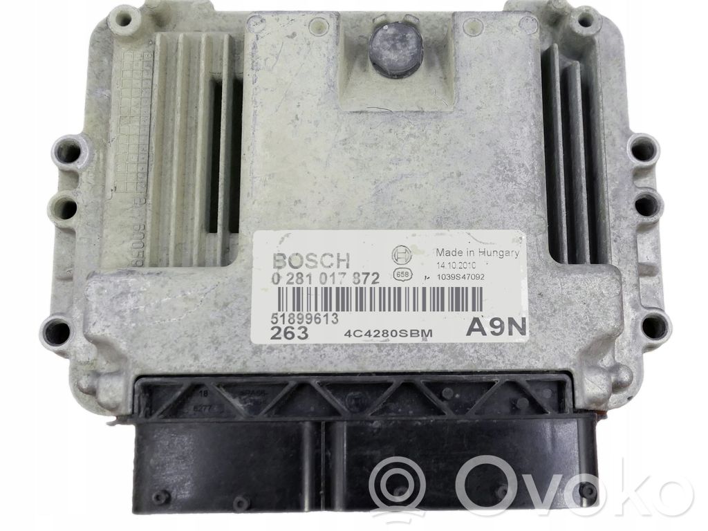 Engine control unit/module   51899613,0281017872