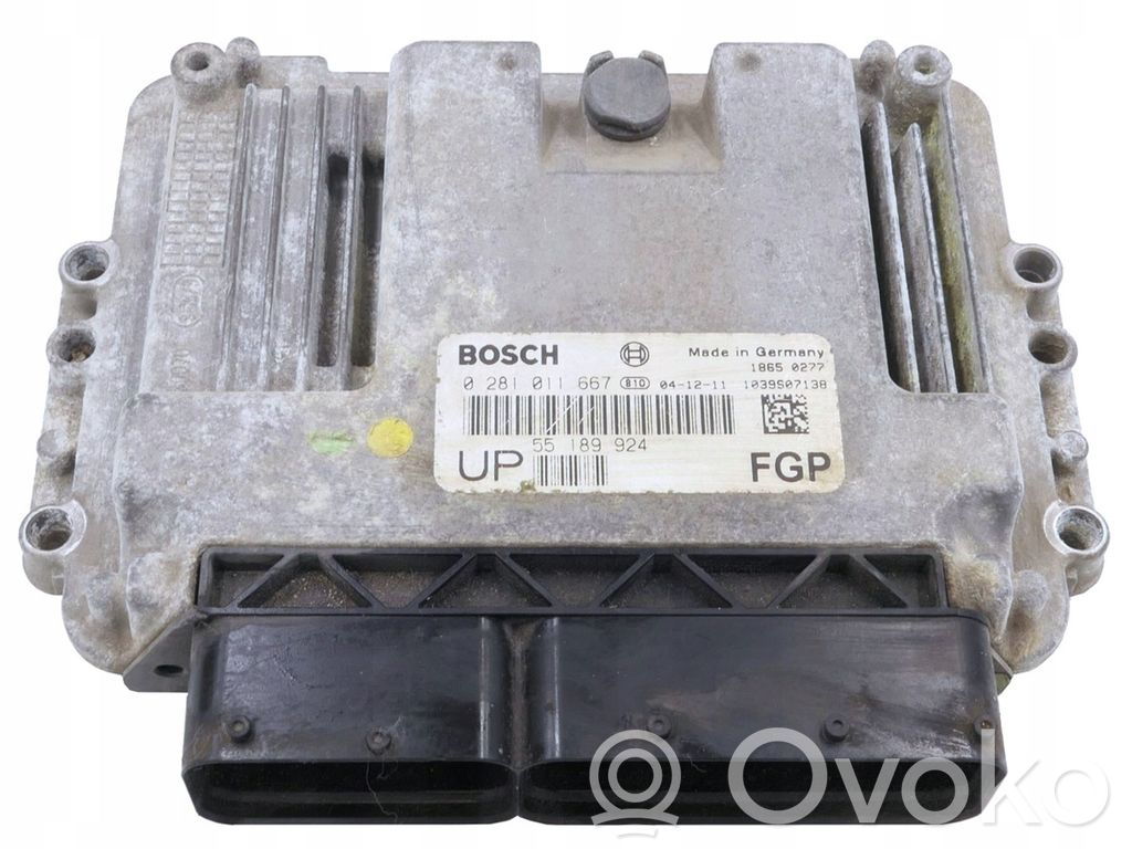 Engine control unit/module   55189924,0281011667