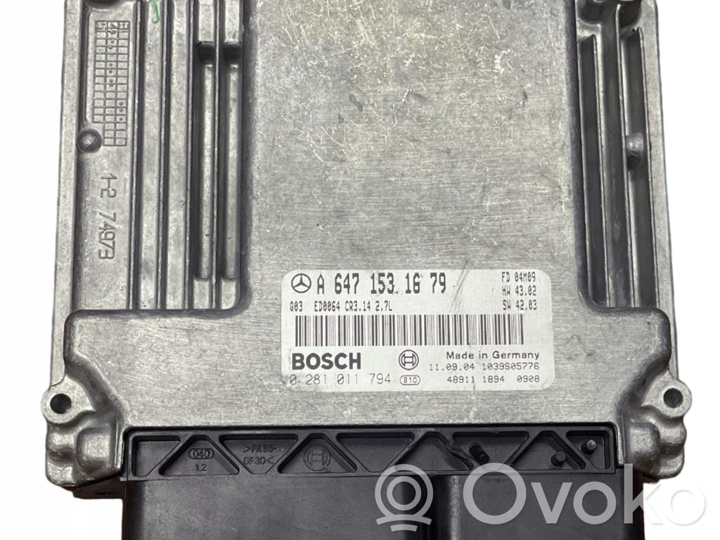 Mercedes-Benz E W211 Engine control unit/module 