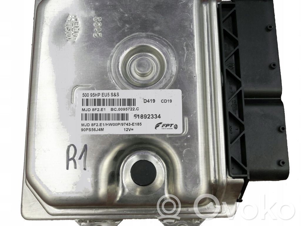 Fiat 500 Engine control unit/module 