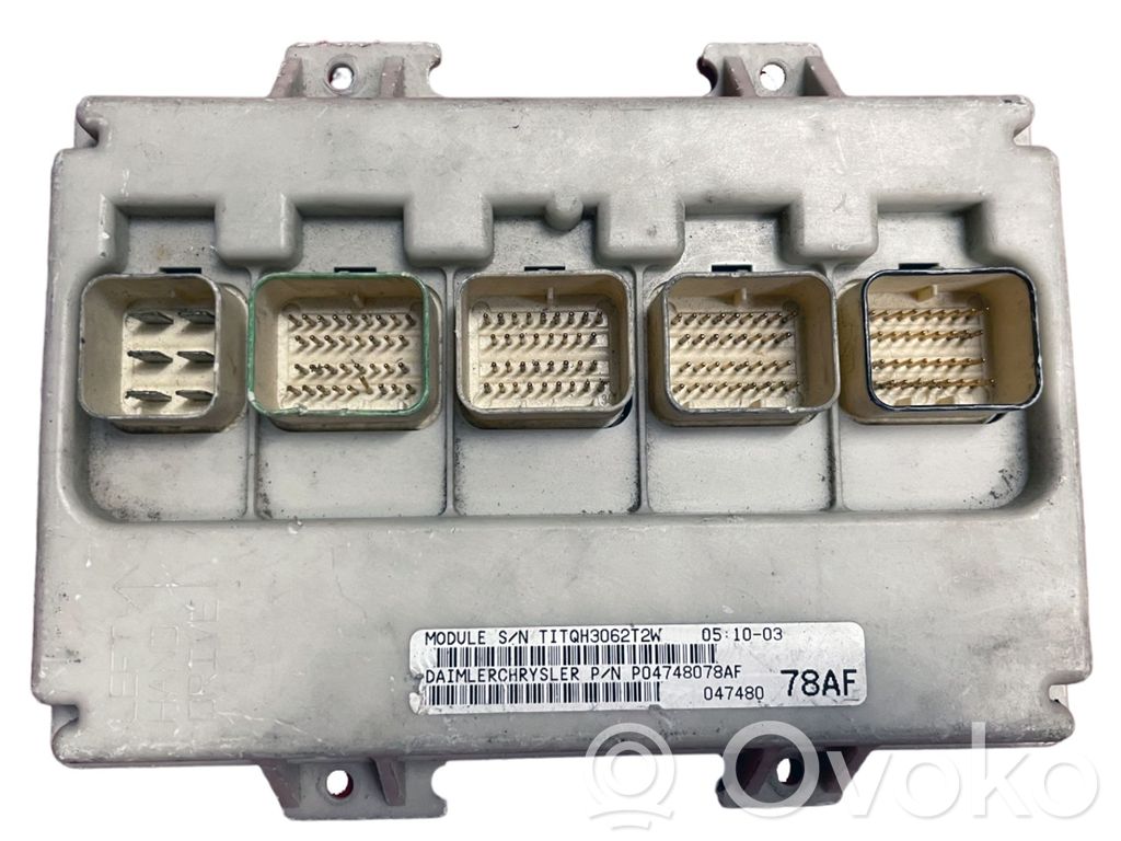 Dodge Journey Calculateur moteur ECU 