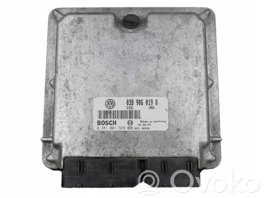 Engine control unit/module   038906019Q,0281001929