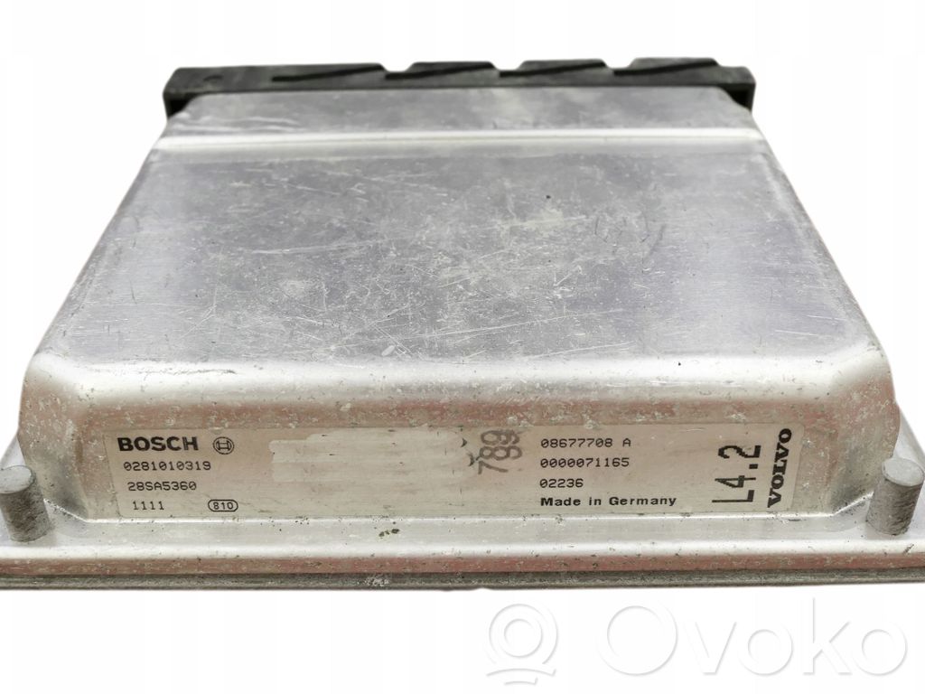 Engine control unit/module   08677708A,010319,0281010319