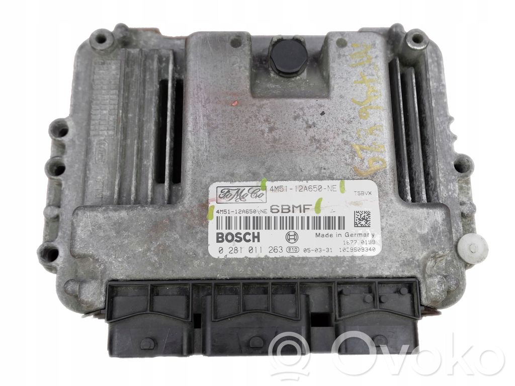 Unidad de control/módulo del motor   4M5112A650NE,6BMF,0281011263