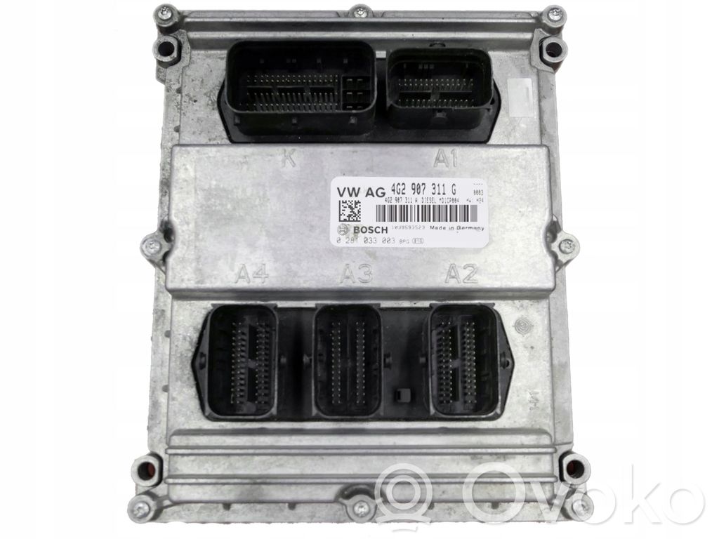 Engine control unit/module   4G2907911G,0281033003