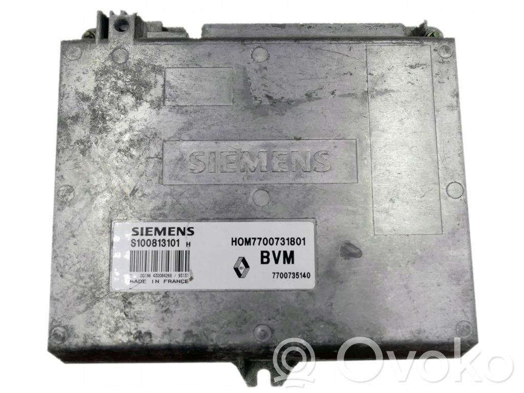 Engine control unit/module   7700731801,HOM7700731801,S100813101,S100813101H