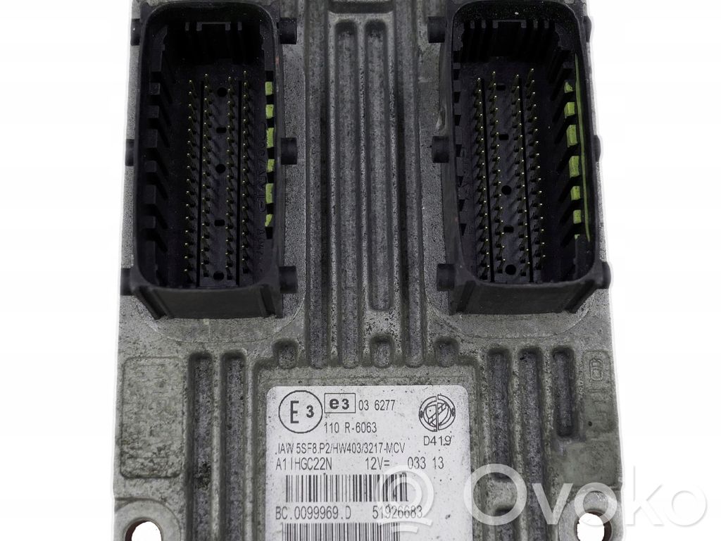 Engine control unit/module   51926683,IAW5SF8