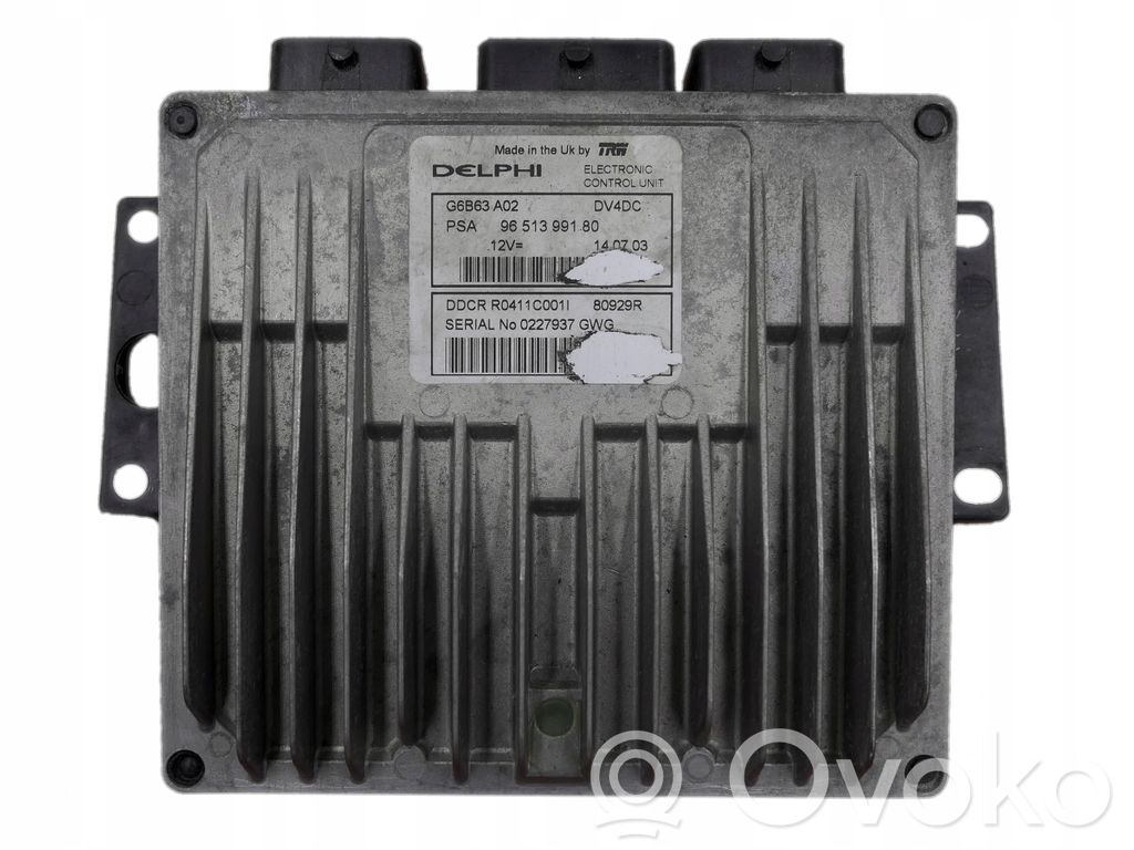 Citroen C3 Engine control unit/module 