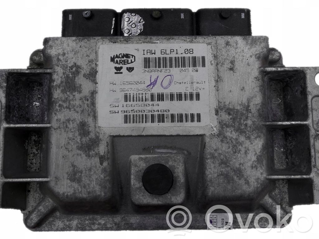 Engine control unit/module   9650030480,16560044,IAW6LP