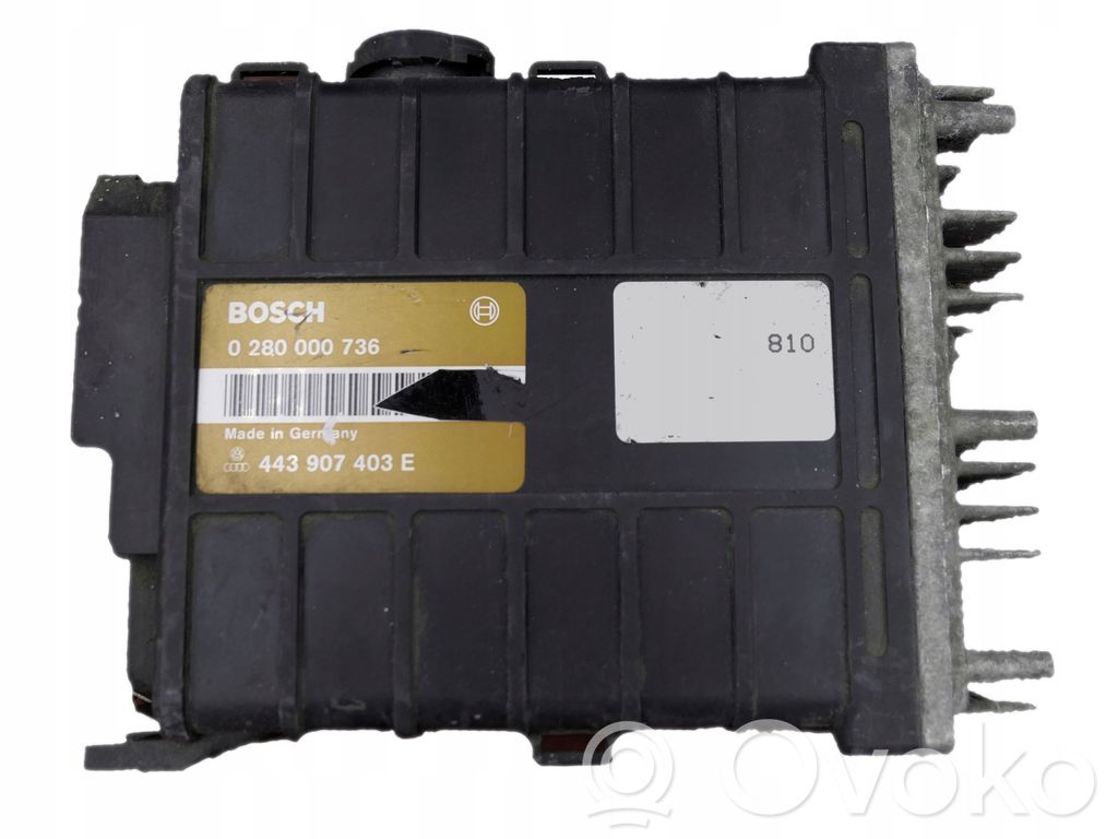 Engine control unit/module   443907403E,0280000736