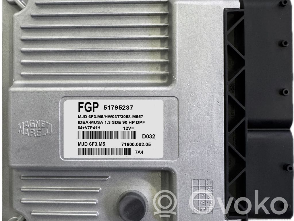 Engine control unit/module   51795237,MJD6F3M5
