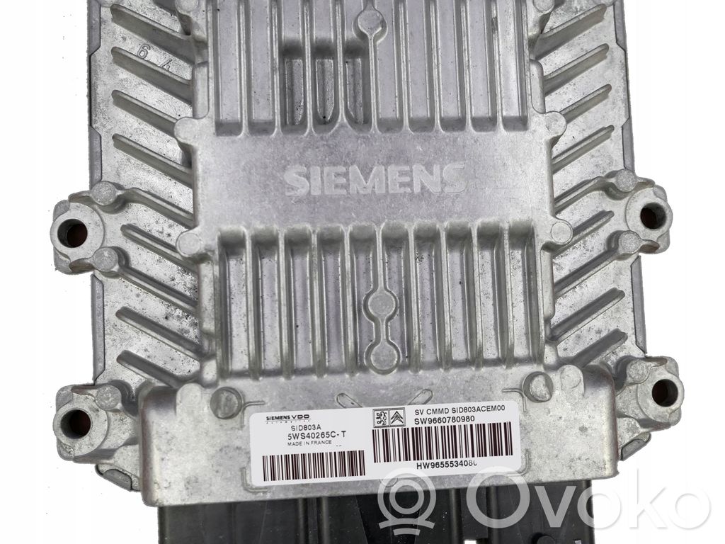 Peugeot 407 Engine control unit/module 