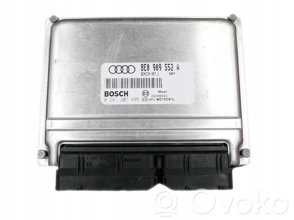 Engine control unit/module   8E0909552A,0261207495