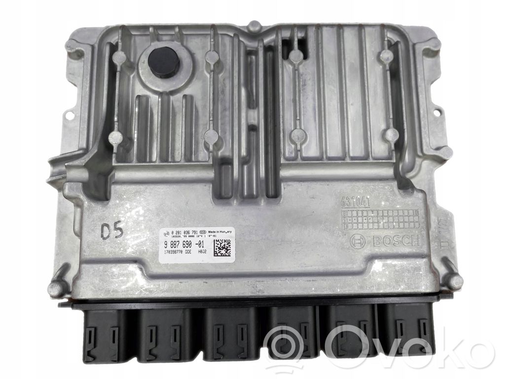 Engine control unit/module   9887690,0281036791