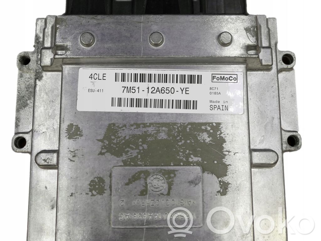 Engine control unit/module   7M5112A650YE,4CLE,ESU411