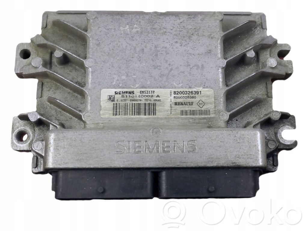 Engine control unit/module   8200326391,8200326380,S110140002,S110140002A