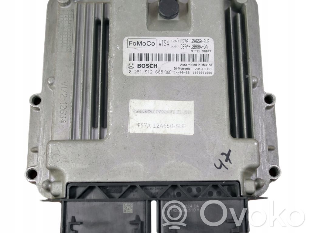 Engine control unit/module   FS7A12A650BUE,0261S12685