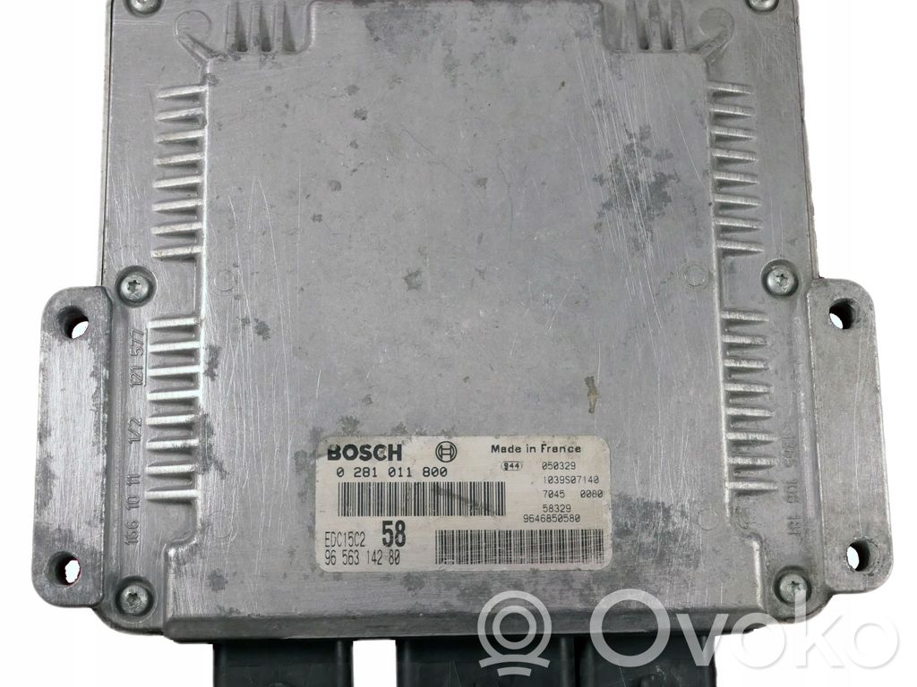 Peugeot 807 Engine control unit/module 