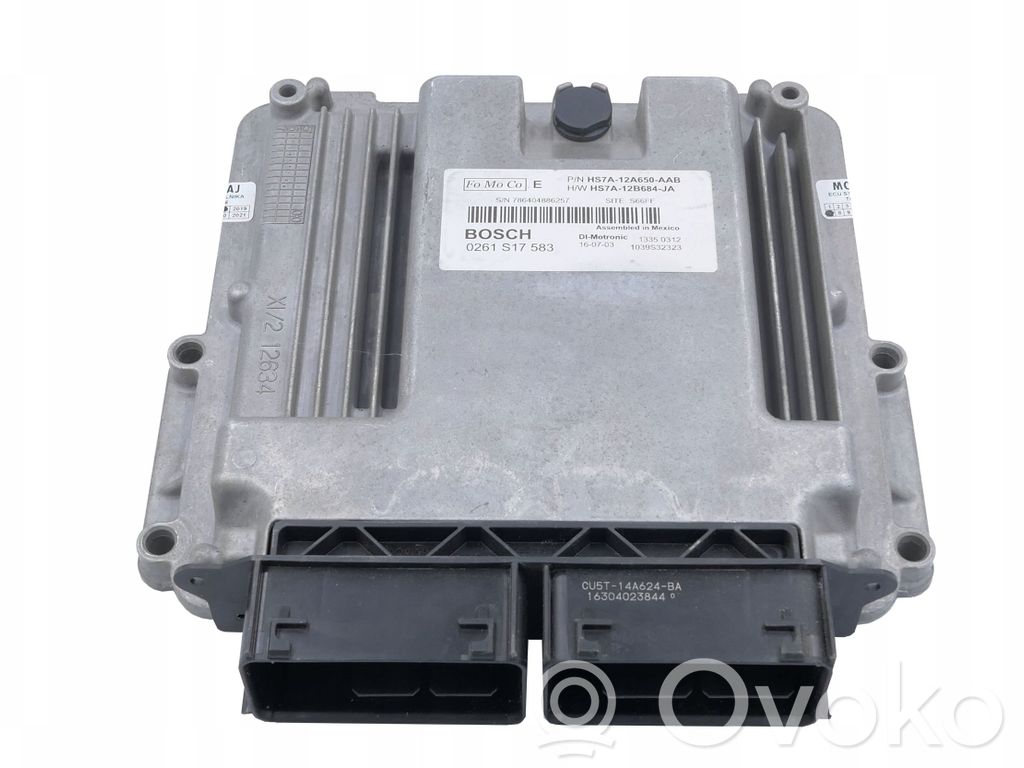 Moottorin ohjainlaite/moduuli   HS7A12A650AAB,0261S17583