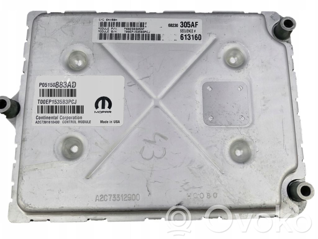 Engine control unit/module   05150883AD,P05150883AD