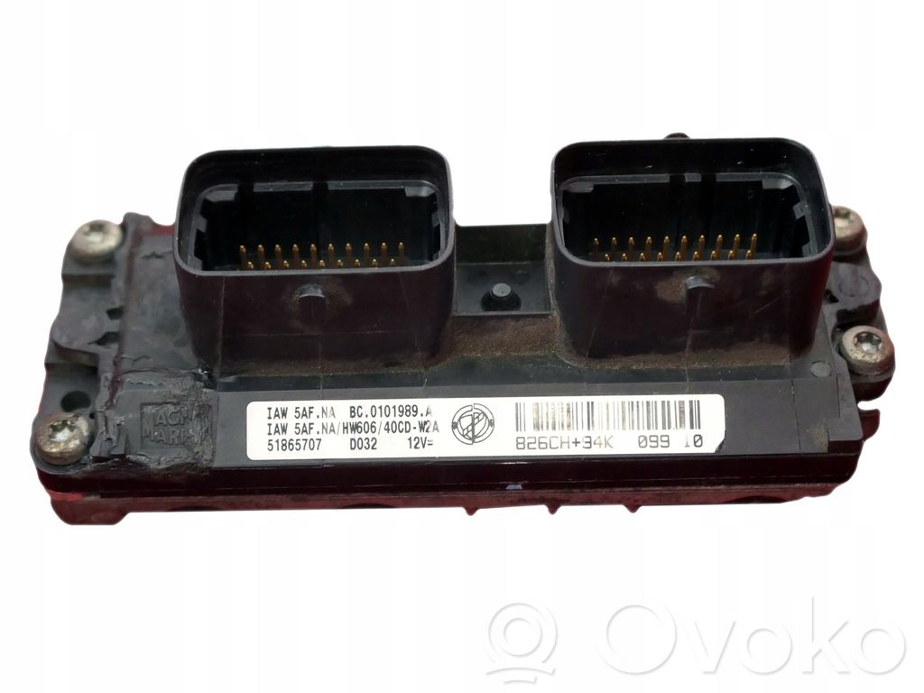 Engine control unit/module   51865707,IAW5AF