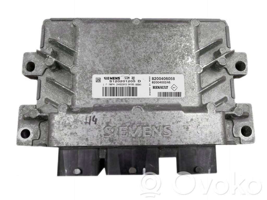 Engine control unit/module   8200406058,S120201205,S120201205D
