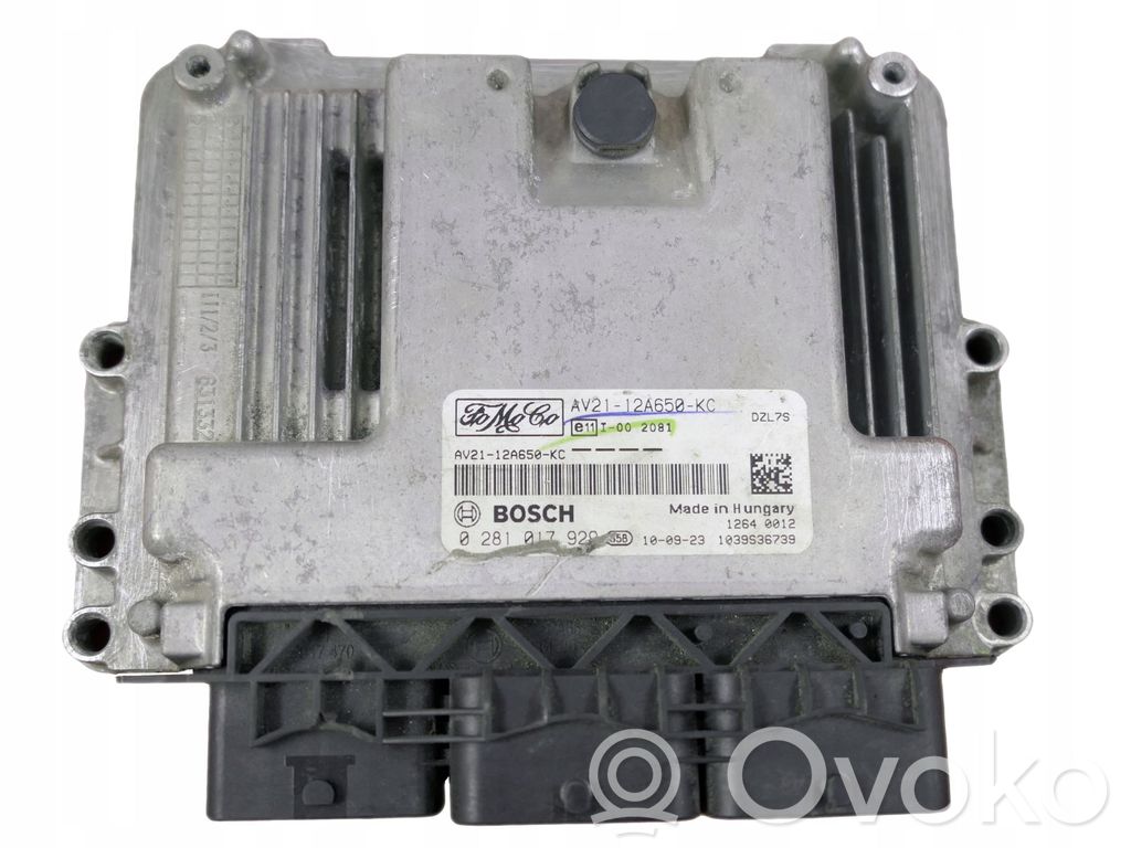 Ford Focus Engine control unit/module 