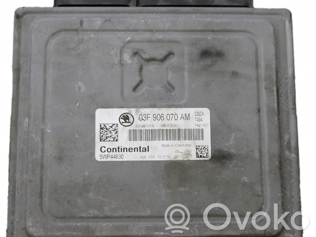 Engine control unit/module   03F906070AM,5WP44630