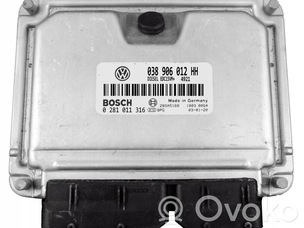 Volkswagen Golf IV Engine control unit/module 