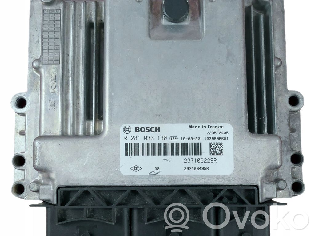 Engine control unit/module   237106229R,0281033130