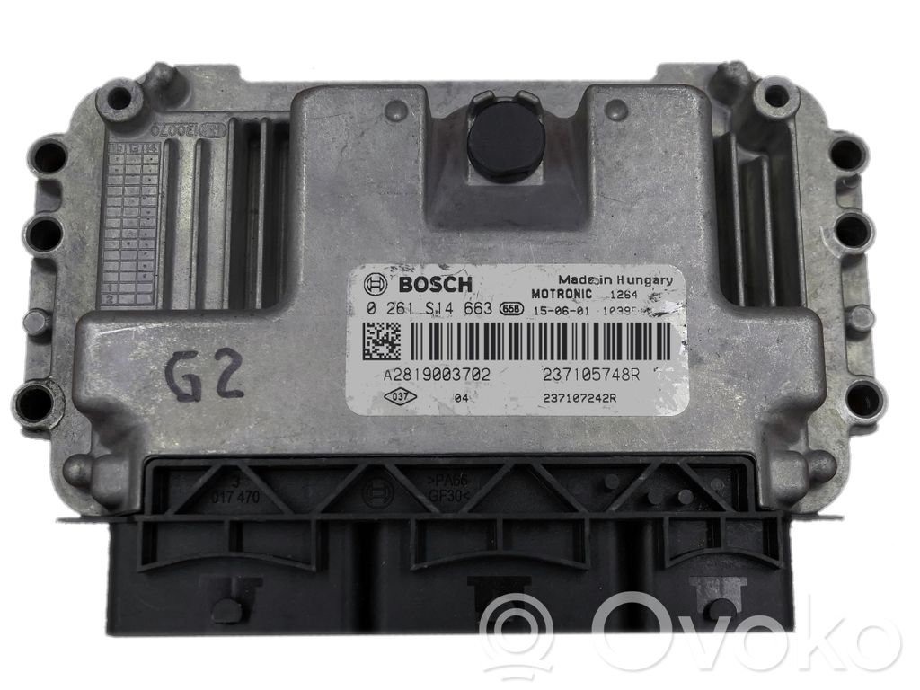 Engine control unit/module   237105748R,0261S14663