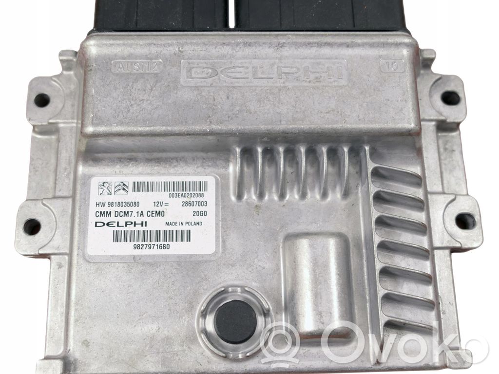 Peugeot 208 I Engine control unit/module 