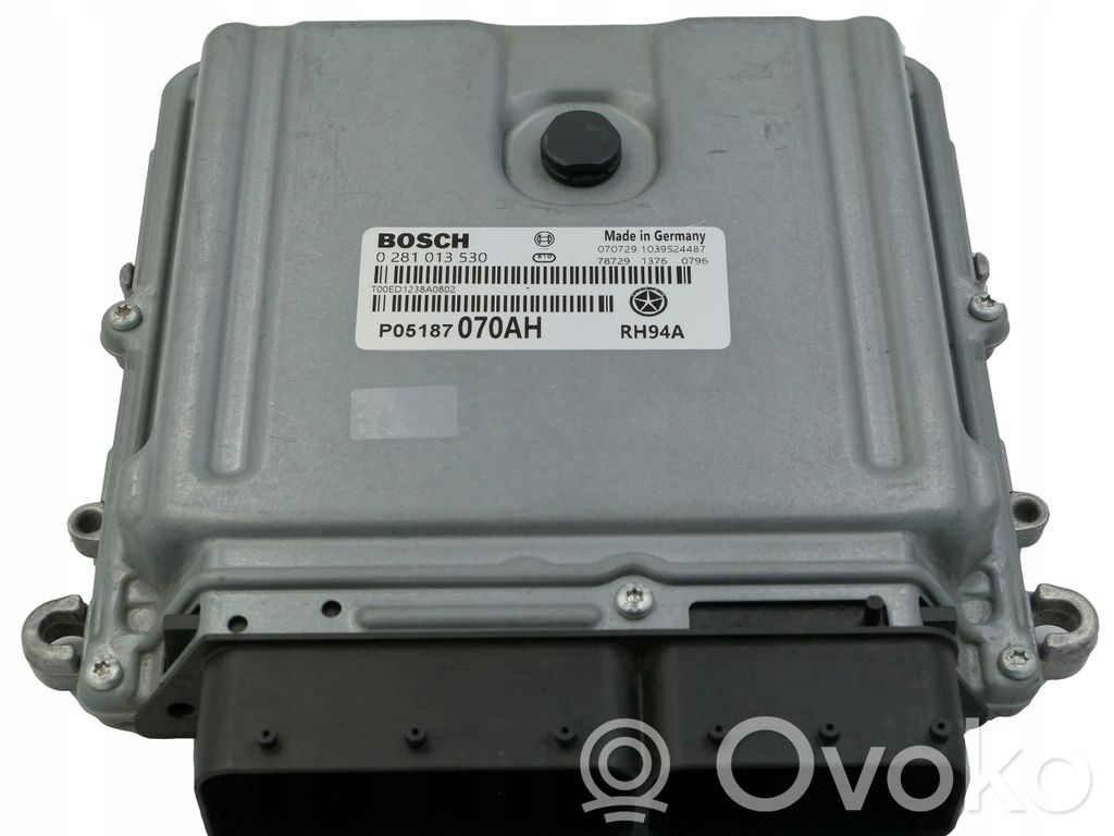 Engine control unit/module   P05187070AHRH94A,0281013530,070AH