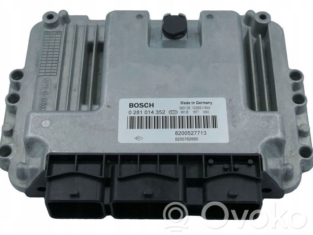 Engine control unit/module   8200527713,0281014352,8200762660