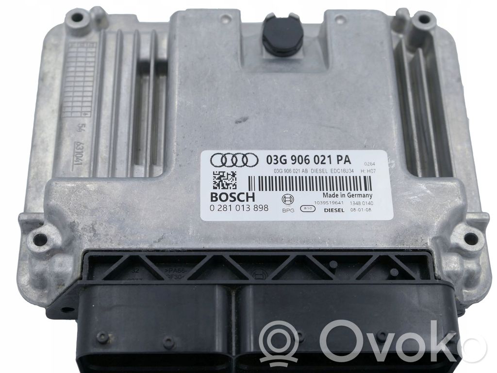 Engine control unit/module   03G906021PA,0281013898
