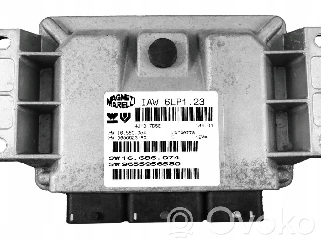 Engine control unit/module   9655956580,9650623180,IAW6LP1