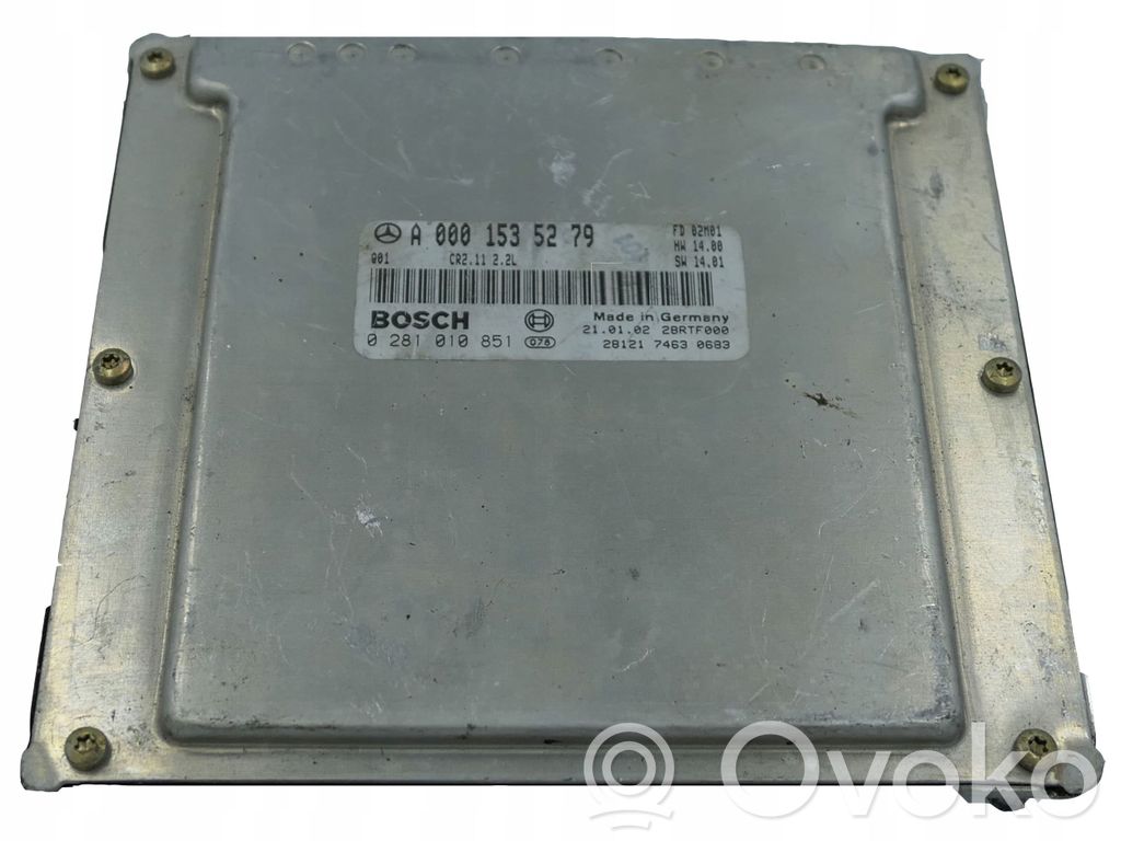 Mercedes-Benz C W203 Unitate/modul de control motor 