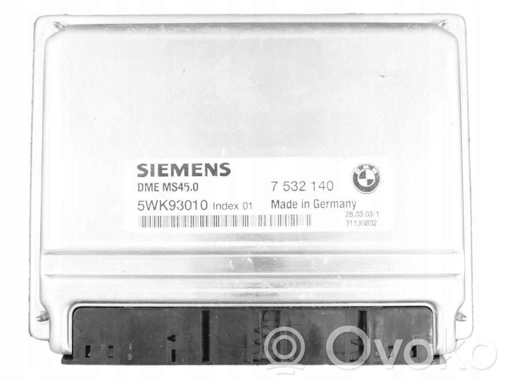BMW 5 E60 E61 Engine control unit/module 
