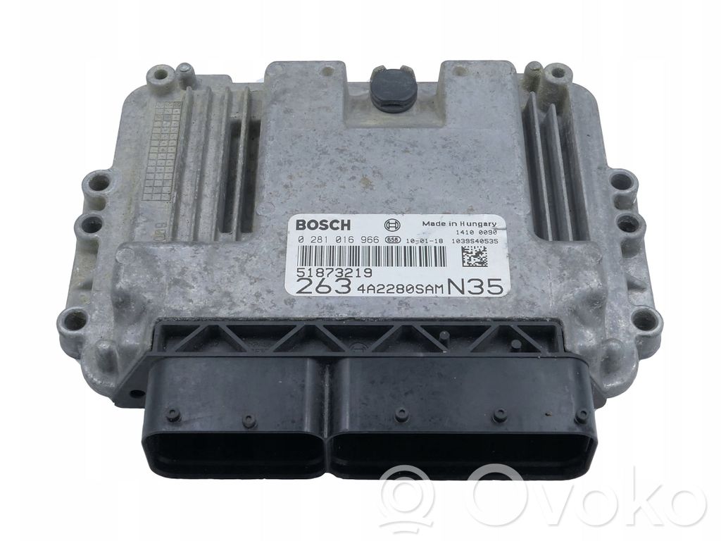 Sterownik / Moduł ECU   51873219,0281016966