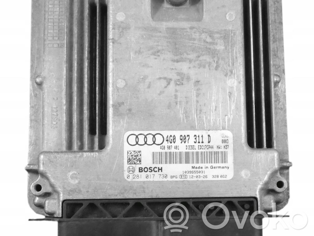 Audi A6 S6 C7 4G Engine control unit/module 